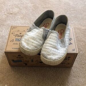 Kids Size 22 Cienta Silver Sneakers for Everyday Comfort